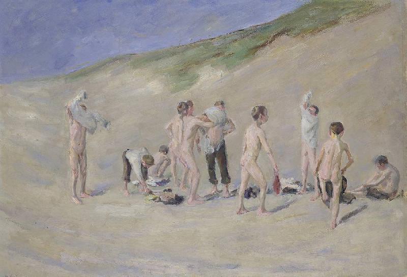 Max Liebermann After Bathing oil painting image